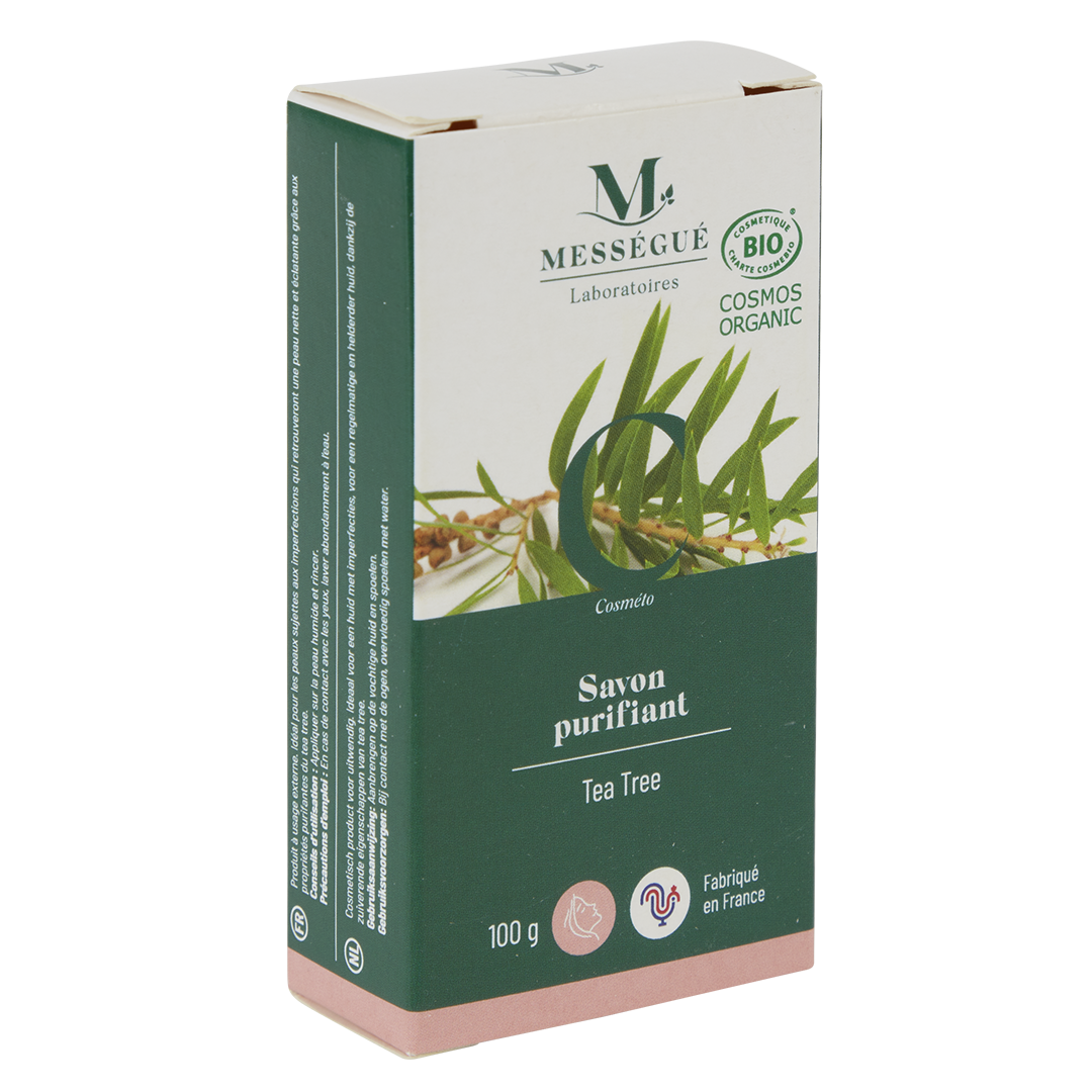 Maurice Mességué Økologisk Tea Tree rensende sæbe 100g.