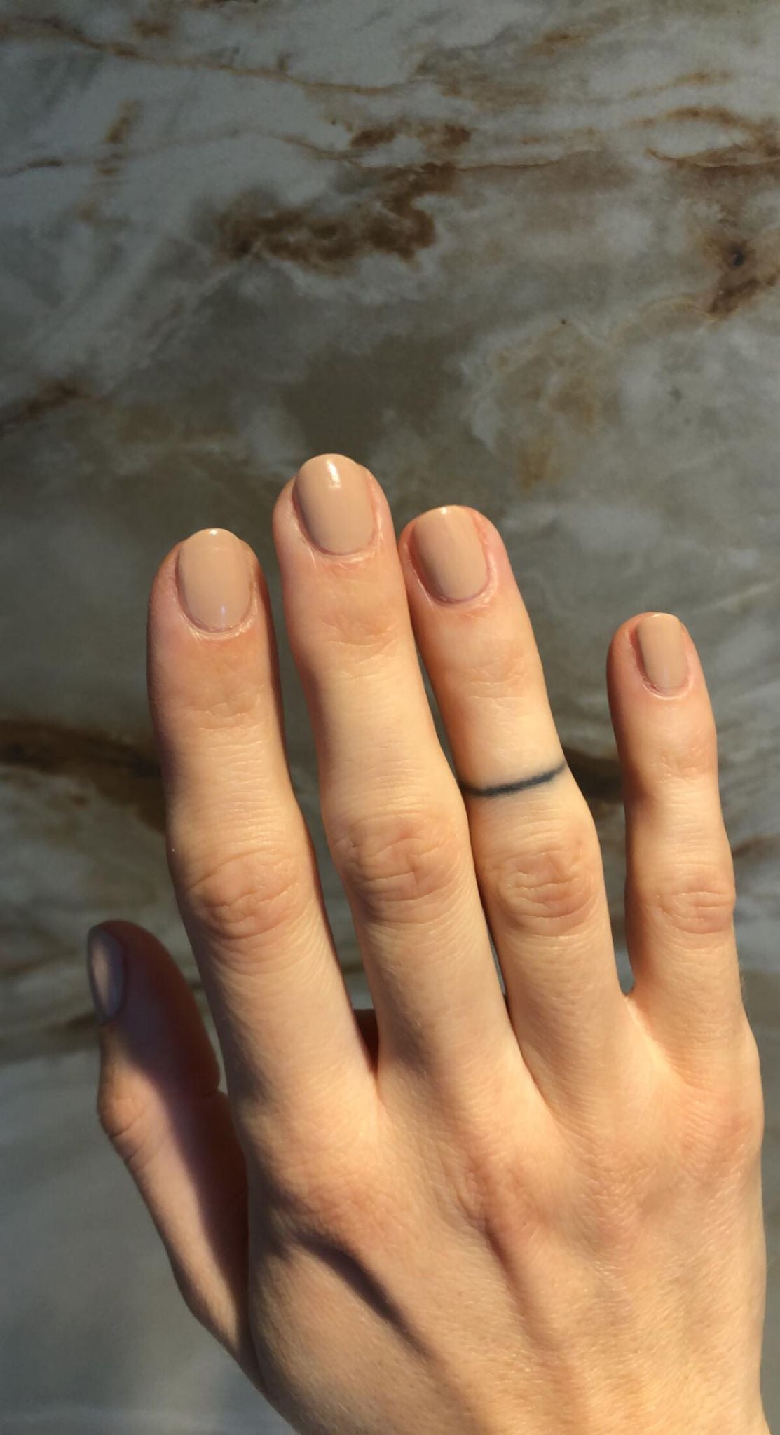 Luksus Spa-manicure med almindelig lak