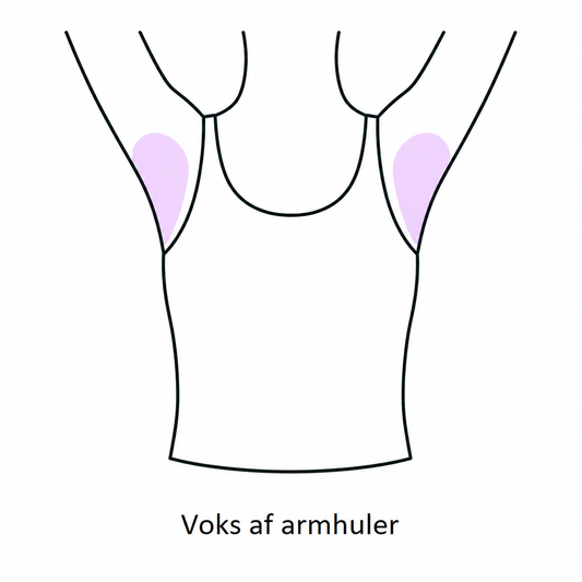 Voks af armhuler