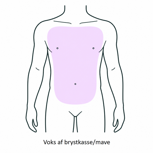 Voks af brystkasse/mave