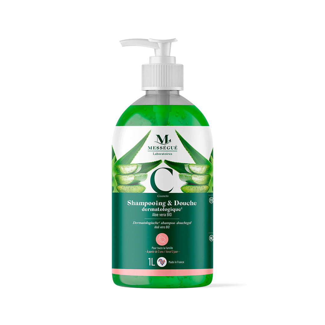 Maurice Mességué Shampoo med økologisk Aloe Vera (Krop & Hår) 1 liter